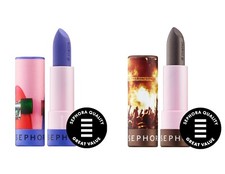 2 SEPHORA Lip Stories Backstage 60 Grind Purple 56 Lipsticks New Gift Set