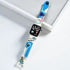 Disney Stitch Watches Children Wrist Strap Sports Waterproof