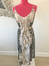 ANTHROPOLOIE BOHO CHIC DRESS MIDI SIZE S/M DESIGNER  