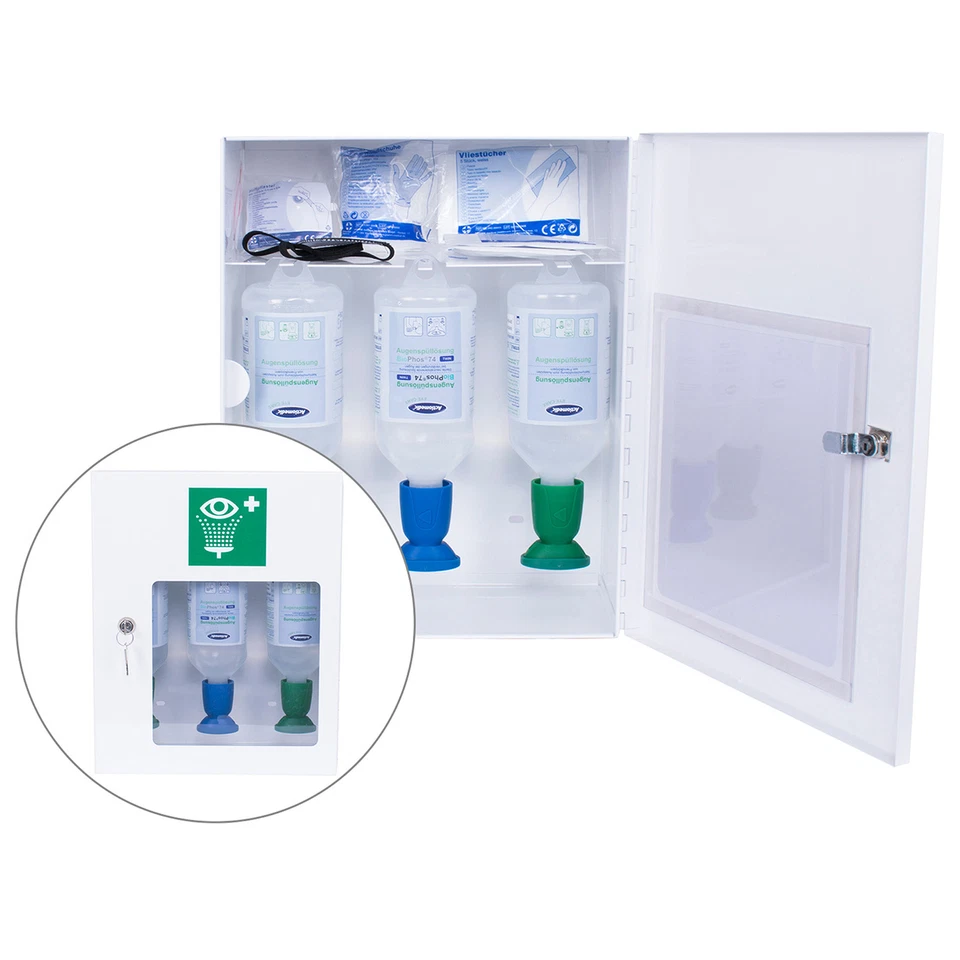 Actiomedic® EYE CARE Augenspülschrank II mit Zusatzausstattung - Bild 1 von 1
