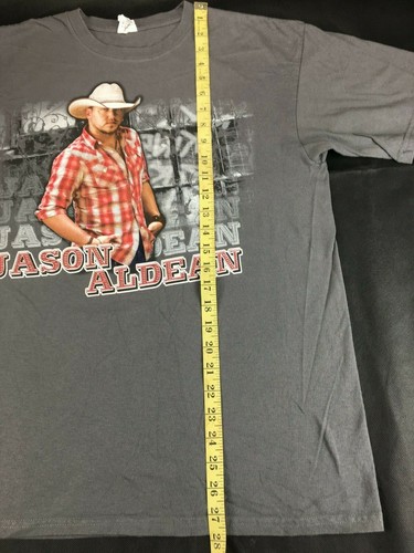 Anvil Jason Aldean My Kinda Party Tour 2011~Size Large Short Sleeve T-Shirt - Picture 3 of 4