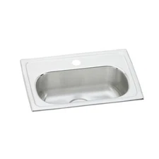 Elkay Lustertone Classic Stainless 19-1/2" x 13" x 6-1/8" Drop in Sink LMR20131