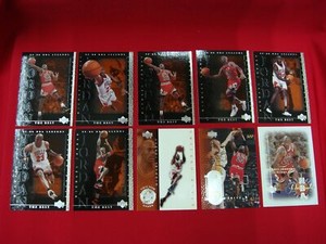 MICHAEL-JORDAN-1999-00-UPPER-DECK-10-CARD-LOT-8-LEGENDS-1-BASE-1-INSERT-L-K