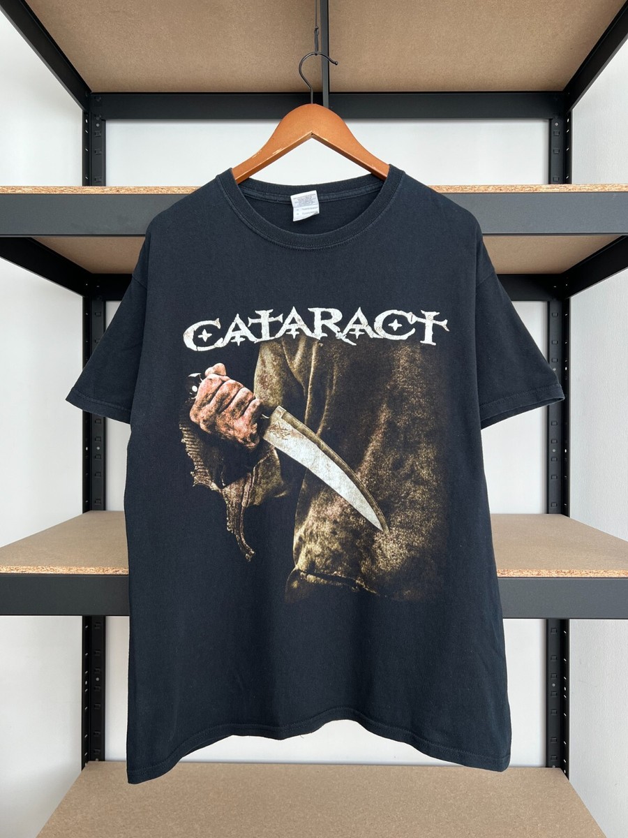 Vintage 2000s Cataract Killing the Eternal Metalcore Band Black T