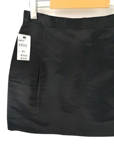 New Elie Tahari Women's Skirt Size Small Silk Black Lined Straight Pencil NWT Sm - Picture 4 of 12