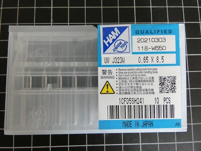 10 x HAM Mikrobohrer UV J323W 0.65 x 8.5