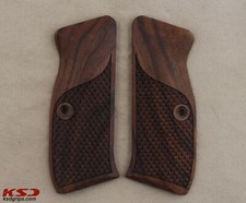 KSD Brand CZ 75 Full Size Compatible Walnut Grips Dragon Skin