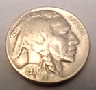 1930 P INDIAN HEAD "BUFFALO" NICKEL  CULL  **FREE SHIPPING**