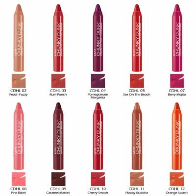 NYX Chunky Dunk Hydrating Lippie Crayon Lippenstift. Satin Glatt Buntstift.