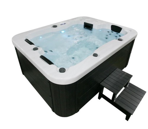 Luxus outdoor Whirlpool Hot Tub mit Heizung Ozon LED für 2 - 3 Personen Spa Pool - Bild 10 von 24