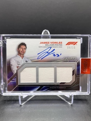 2023 Topps Dynasty F1 James Vowles Autograph Auto Triple Patch Relic 04/10