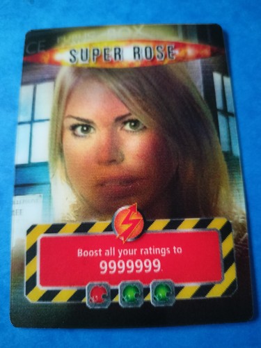 Doctor Who Battles In Time SUPER ROSE 2006 Rare Gold Rose Card Golden Ticket UM - Picture 9 of 12