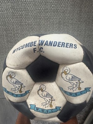  VINTAGE WYCOMBE WANDERS SIGNIERT FUSSBALL 90ER 80ER JAHRE? PORTOFREI 