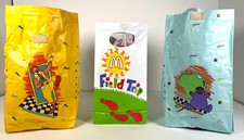 Vtg McDonalds Vinyl Lunch Bag Lot of 3 Happy Meal 1988 1992 Kids Boys Girls 80s