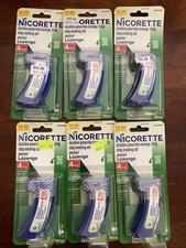(Lot of 6) Nicorette Lozenges 4mg Mini Mint Flavored 20ct 100 Total Exp. 12/2025