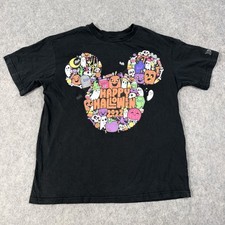 Disney Mickey Mouse Happy Halloween 2022 T-Shirt Unisex Adult's Size Large Black