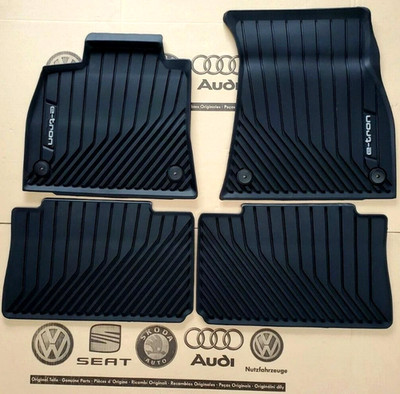 Original Audi e-tron floor mats rubber mats electric Q8 Etron from 2020 rubber mats