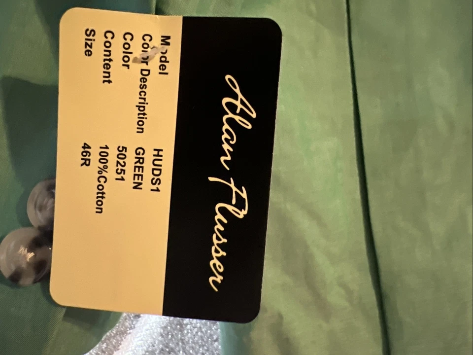 Blazer chaqueta de abrigo deportivo vintage 46R verde Alan River para hombre Foto 3 de 3