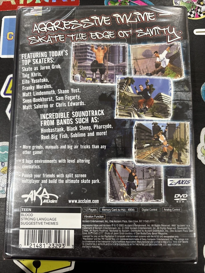 Aggressive Inline Skating - Sony PlayStation 2 Brand New! Sealed! - Image 2 of 3