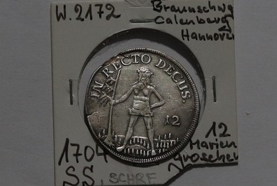     GERMANY BRAUNS-CA-HAN. 12 MARIENGROSCHEN 1704 SHARP DETAILS B86 WP12