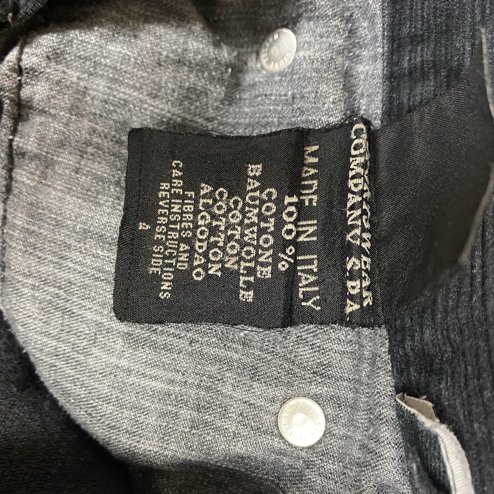 Stone Island Black Corduroy Trousers Men’s W33 L32 Made in Italy Vintage Y2K thumbnail 16