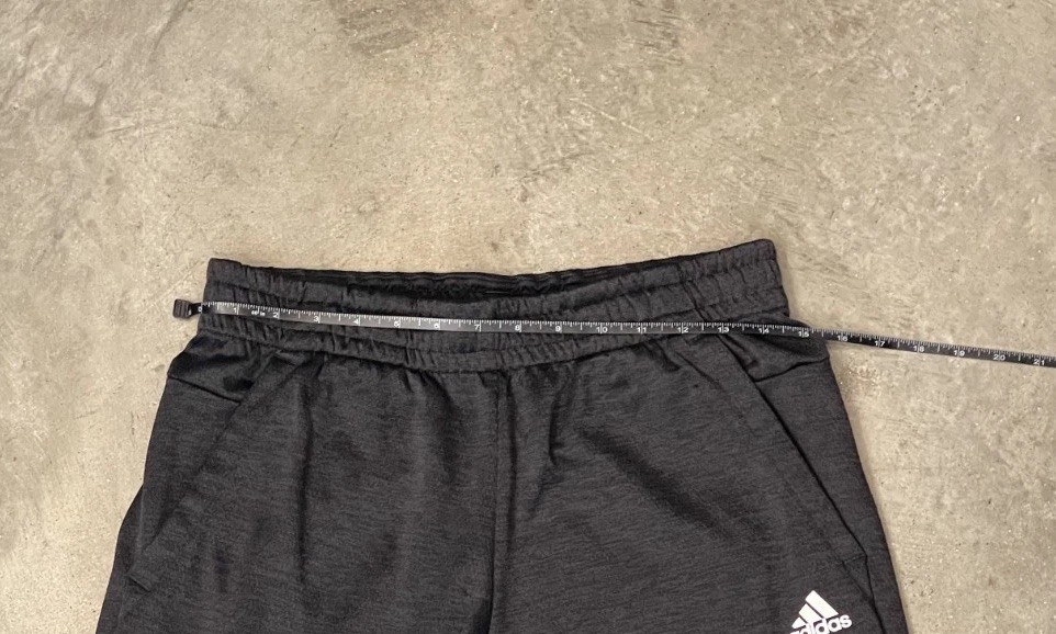 Adidas Climawarm Sweatpants Men M Gray Black Straight Leg Athletic Warm thumbnail 4