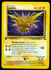 Zapdos 1st Ed. #30/62 NM/M Fossil Pokemon Card | Multiple Available!