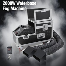 PAIDUN 2000W Double Head Low Lying Fog Smoke Waterbase Machine Stage Equipment