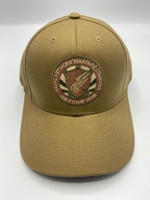 The Corps Naval Network Warfare Navy Blue Team Beige Baseball Cap Hat One Size