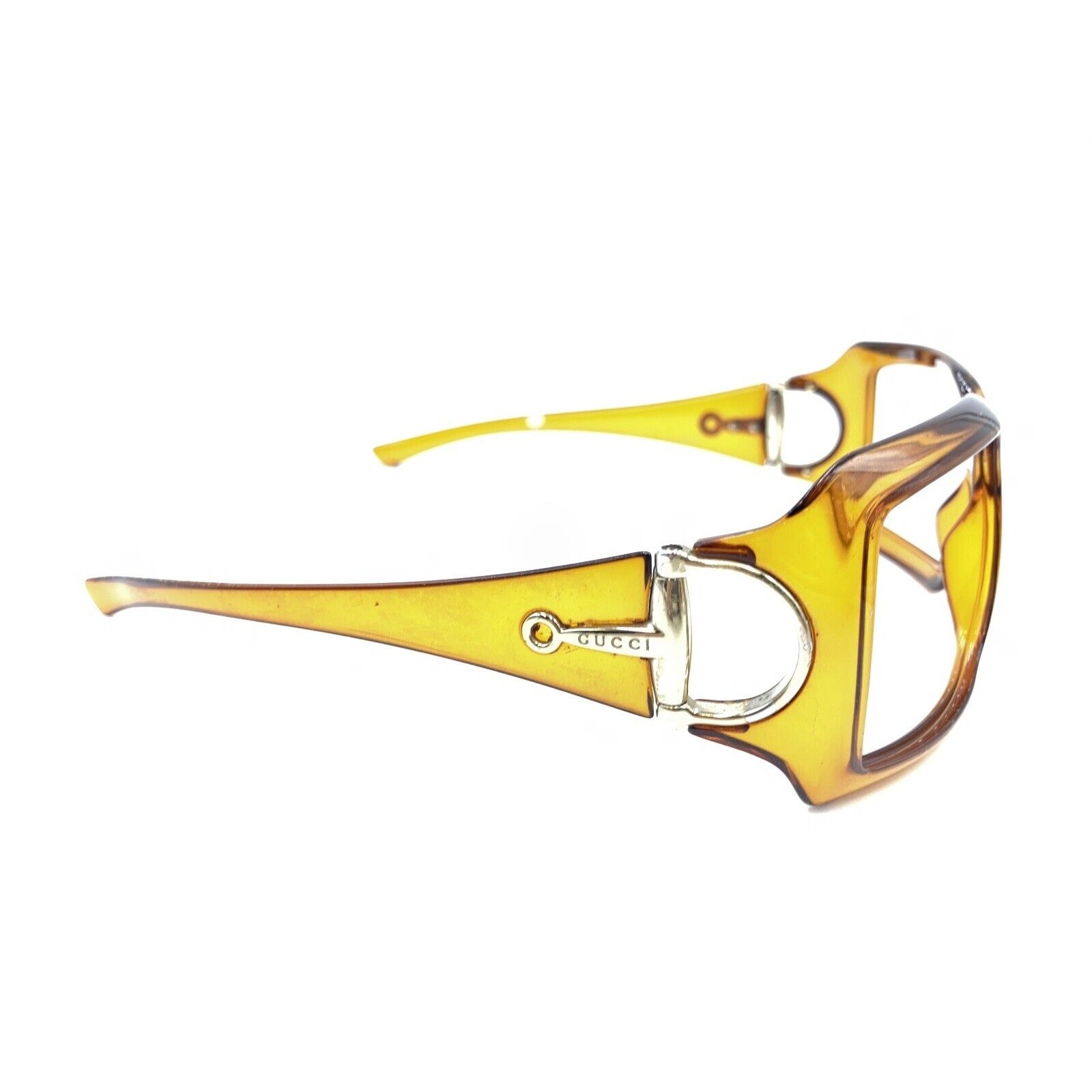 Gucci Translucent Brown Square Oversize Wrap Sung… - image 4