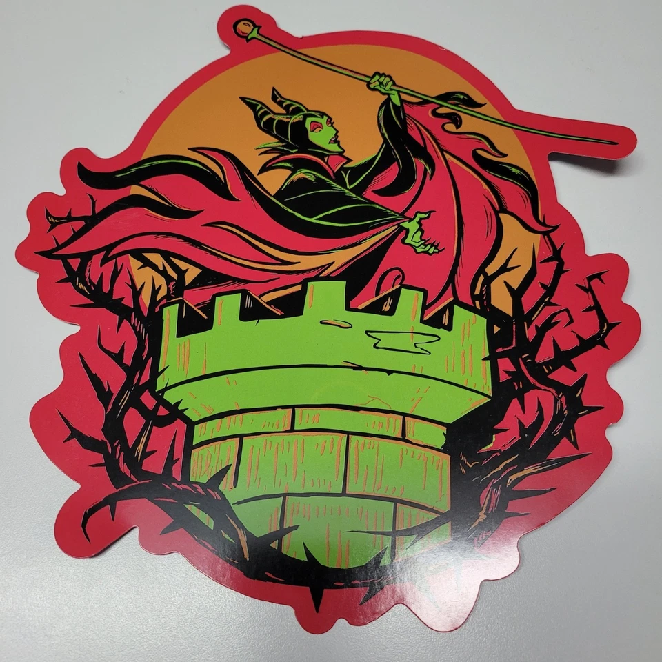 Juego de decoraciones de Halloween de villanos de Disney Maléfica Reina Malvada Úrsula Foto 2 de 4