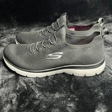 Skechers Summits 56187R BKW Women's Sneakers 9.5 Black Slip On Training Shoes