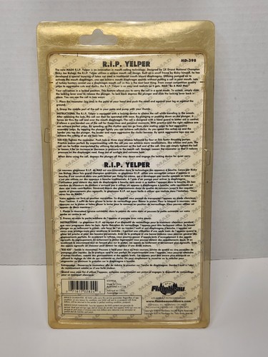 MAD RIP Yelper Turkey Call MD-398 World Champion Quality Sounds - Picture 6 of 7