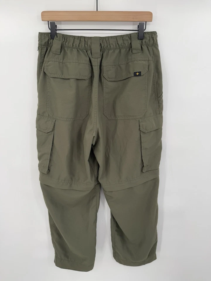 Boy Scout of America Pants Relaxed Small Uniform Switchbacks Convertible - Image 2 of 4