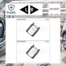 2x ORIGINAL® Quick Brake Kolben, Bremssattel Hinten für VW TOUAREG (CR7 RC8)