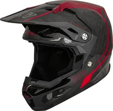 Fly Racing Formula Carbon Tracer Youth MX Offroad Helmet Red/Black LG
