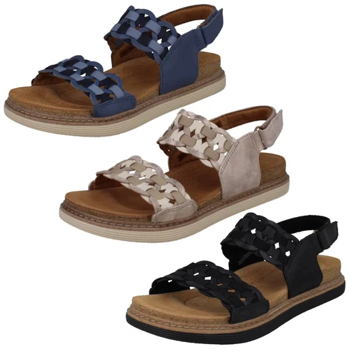 Sandali donna Clarks tessuto Arwell Glide