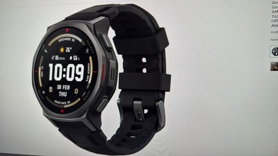 SW-0576 Amazfit T-Rex 3 Pro Outdoor Smartwatch 44 mm taktisches schwarz B-WARE