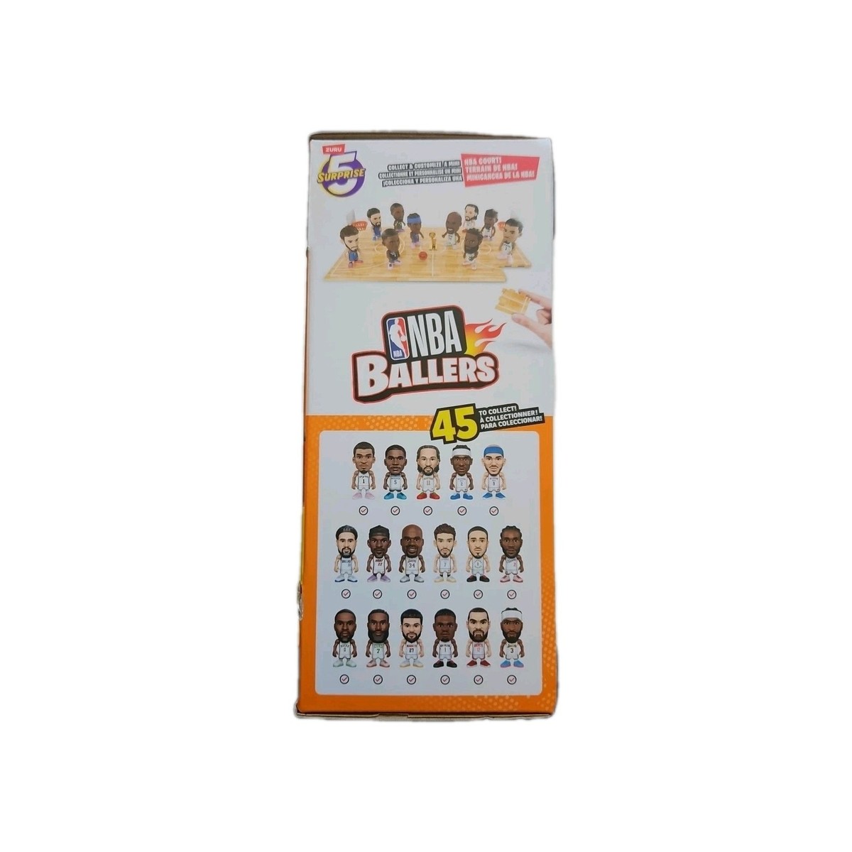 ZURU 5 Surprise NBA Ballers Series 2 Collect All 45 1/2 Half