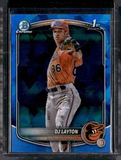 2025 Bowman Chrome Sapphire Edition #BCP-252 DJ Layton Prospects