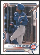 2021 Bowman Draft #BD-199 Reginald Preciado Chicago Cubs 50510