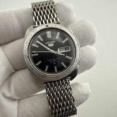 Vintage Seiko 5 6119-8460 Gene Kranz Automatic Sport Diver Day