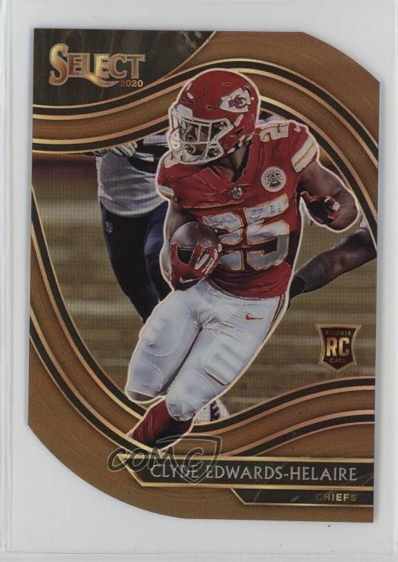 2020 Select Field Level Copper Prizm Die-Cut /355 Clyde Edwards-Helaire #354 4f5