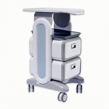 Salon Cart with Drawers Sturdy Beauty Trolley Flexible for Salons, Estheticians