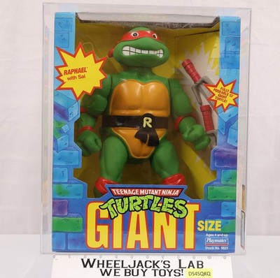 Giant Raphael AFA GRADED 80 80/75/85 TMNT 1990 Playmates Figure NEW SEALED