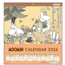 Sunstar Stationery Moomin 2026 Wall Calendar Square Wall Hanging Japan