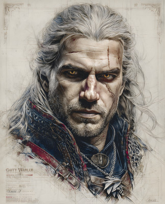 8x10 Character Illustration Art Print - 789955383