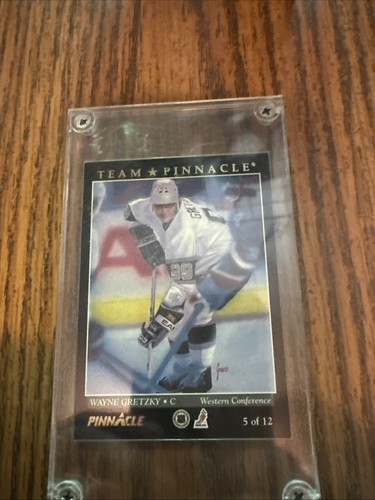 1993 94 Pinnacle Team Pinnacle #5 Wayne Gretzky LA Kings Mario Lemieux Penguins