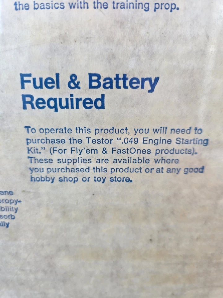 Testors Cosmic Wind Racer .049 Control Line Airplane New 1976 USA Colorway Rare - Image 3 of 4