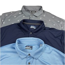 Ben Hogan Golf Shirt Mens 2XL LOT of 3 Performance Polo Short Sleeve Active